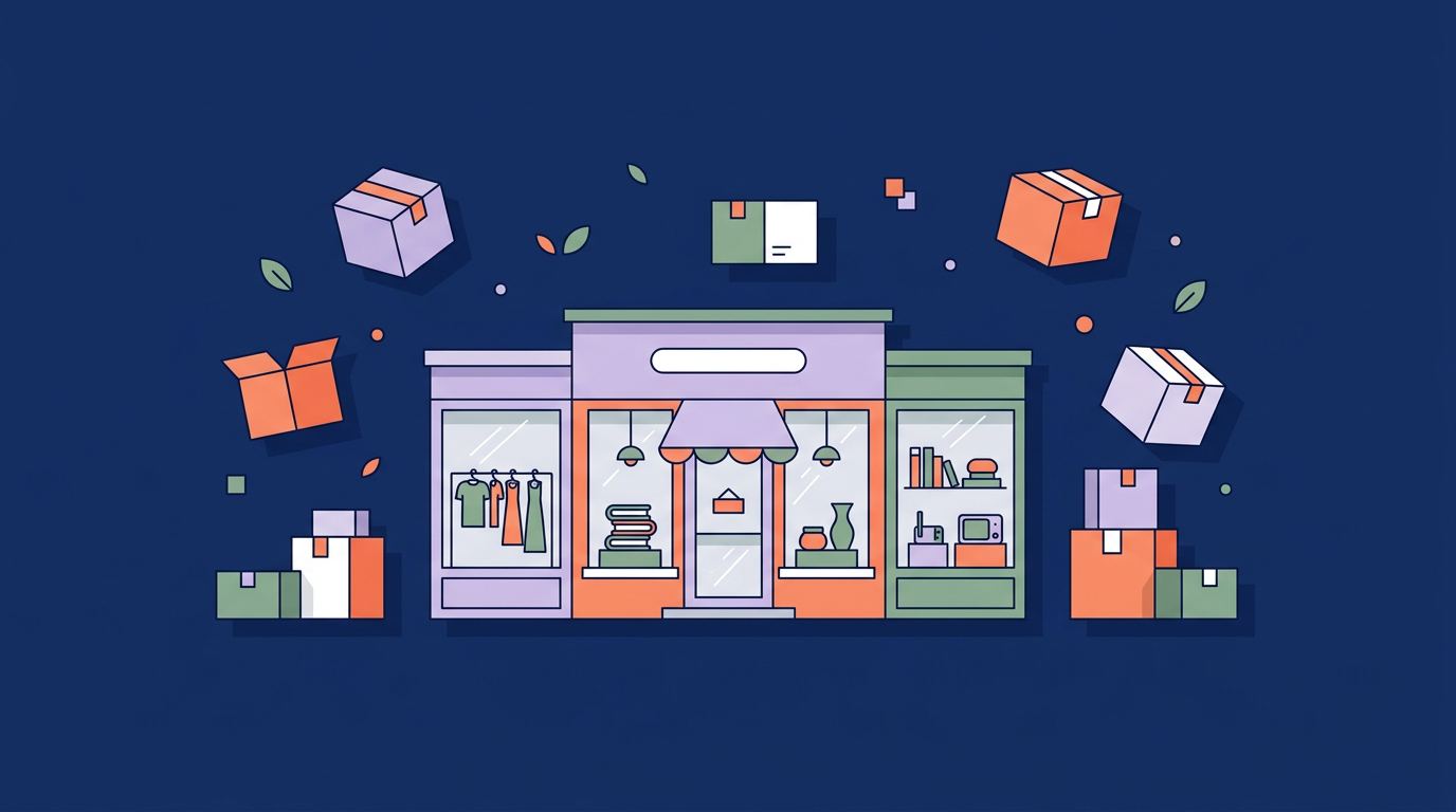 Cover illustration for the article: Marketplace Producer EPR: Amazon, Walmart, eBay
